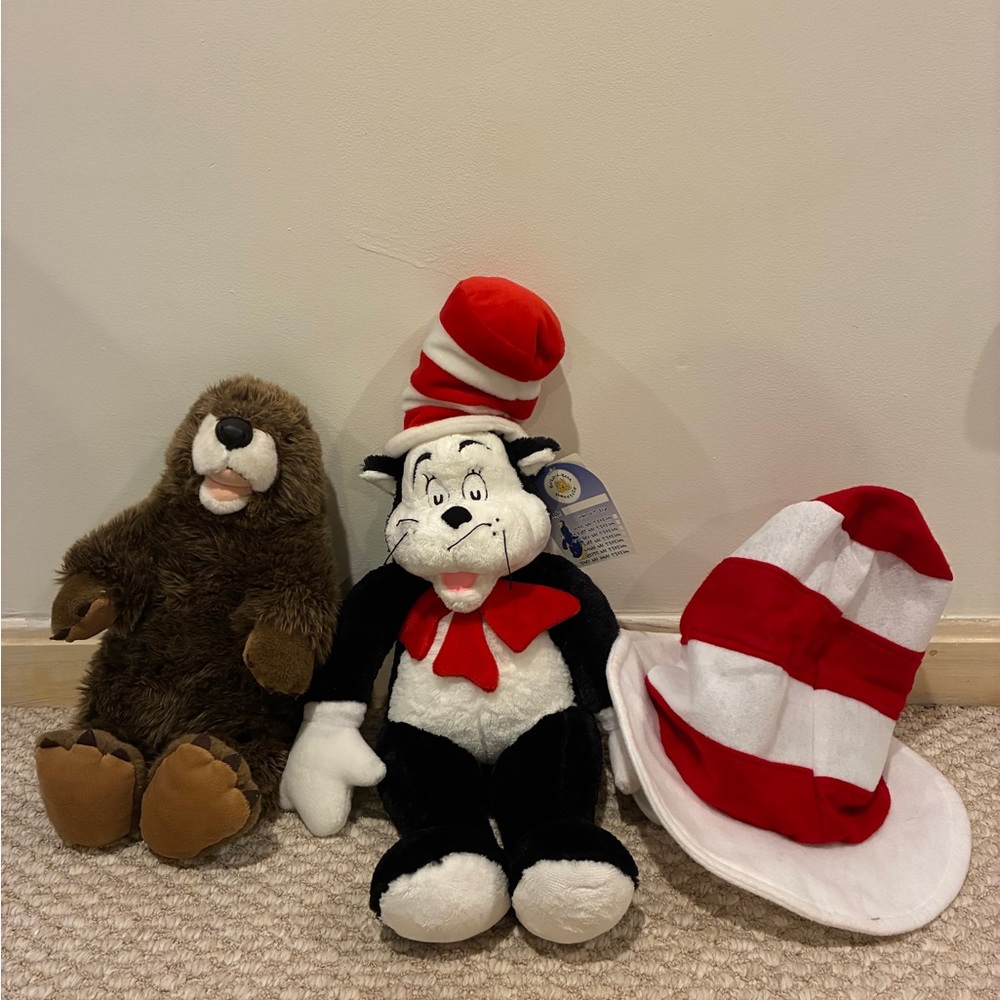 Cat in the Hat Plush Toy Set